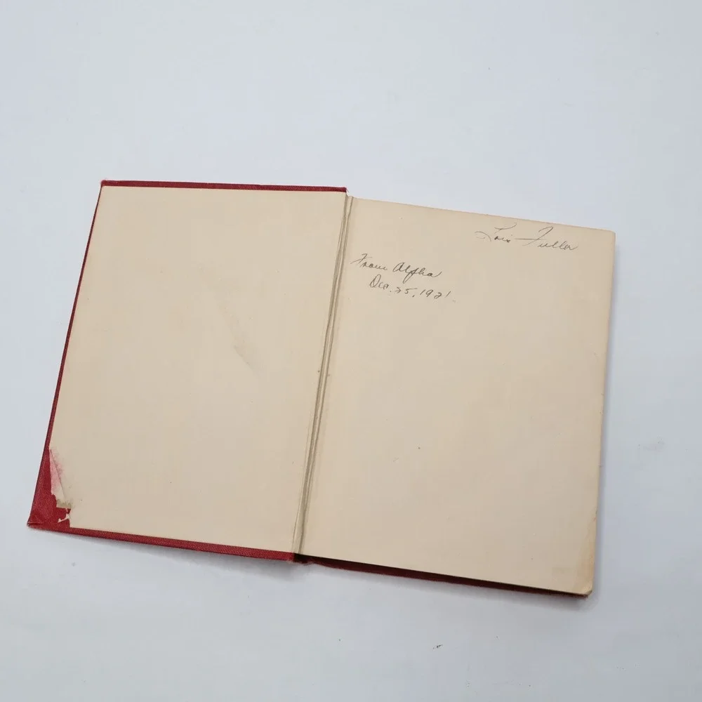 Tennyson‎ Birthday Book Hardcover Red 1910 Antique Astrological Signs, Notes